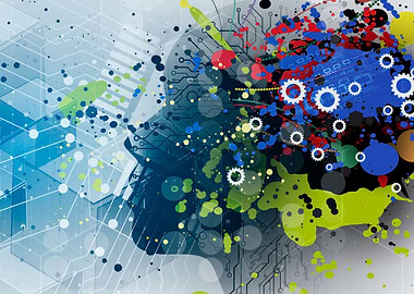 Conceptual technology illu