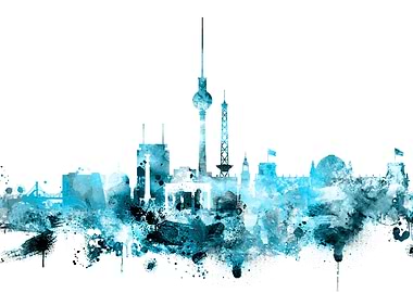 Berlin Germany Skyline