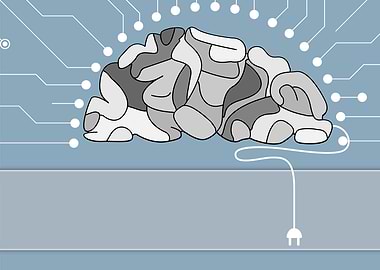 Conceptual technology illu