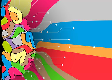 Conceptual technology illu