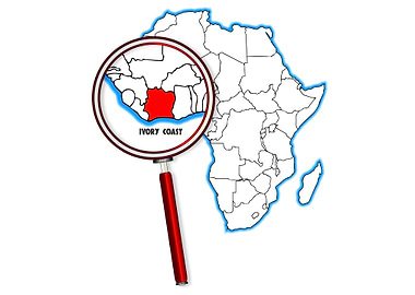 Ivory Coast Map