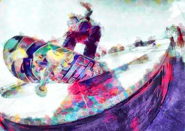 Skateboarding Poster