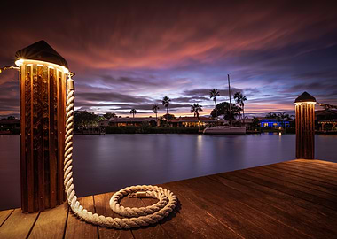 Dockside Sunset