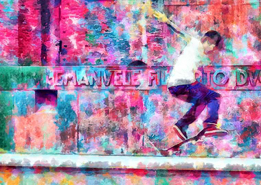 Skateboarding Poster