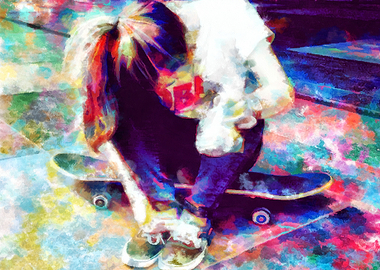 Skateboarding Poster