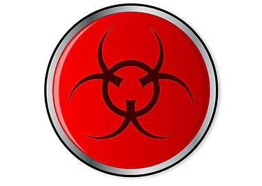 Red Bio Hazard Emergency