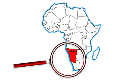 Namibia Map
