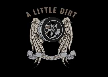 a little dirt
