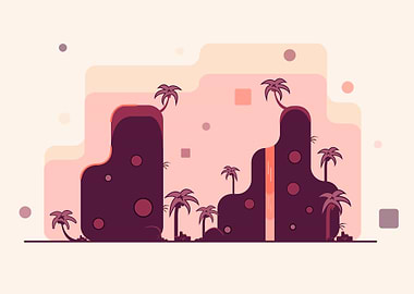 Bukittinggi brown cliffs