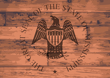 Mississippi State Seal Bra