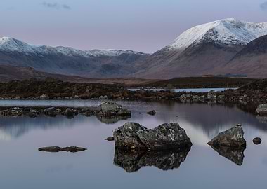 Dawn over Rannoch Moor