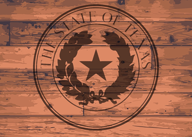 Texas State Seal Brand