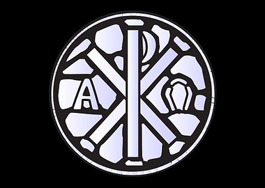 Alpha Omega Glass Window