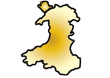 Map of Wales