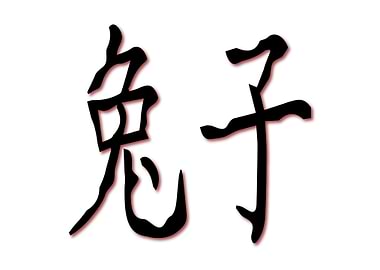 Chinese Characters Rabbit