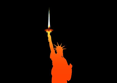 Statue Of Liberty Candle