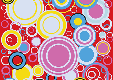 Pop Art Colour Circles