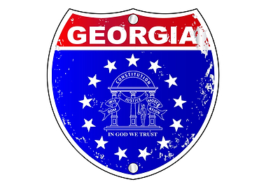 Georgia Interstate Sign