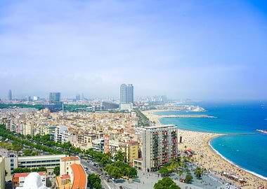 Barcelona City Beach Spain