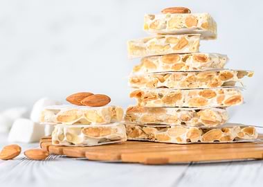 Bunch of spanish turron