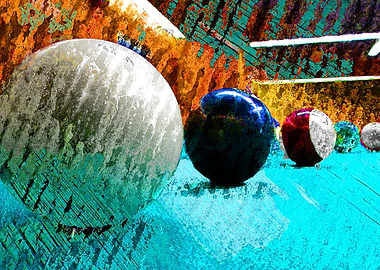 Billiards art print w12