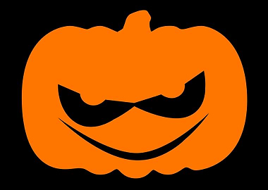 Evil Halloween Pumpkin