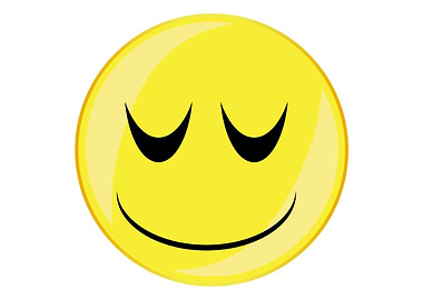 Sleepy Smile Face