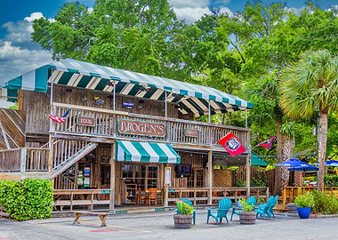 Brogans Bar on St Simons