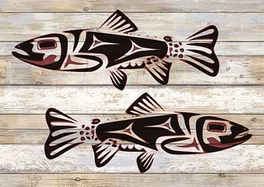 Haida Native Art Fish