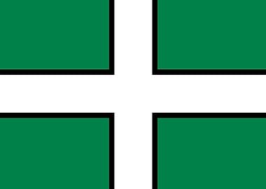English Flag Of Devon