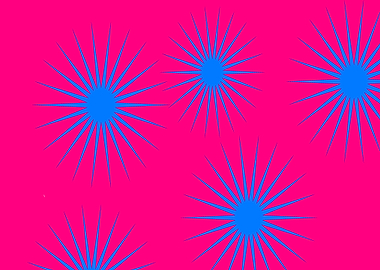 Fireworks on Pink