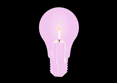 White Candle Light Bulb