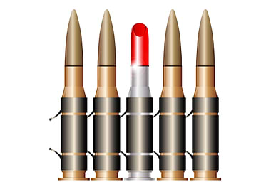 Bullet Belt With Lipstick