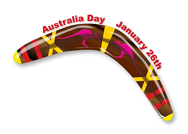 Australia Day Boomerang