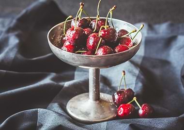 Fresh cherries