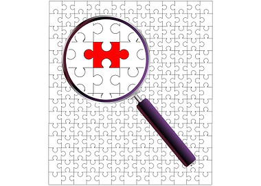 Odd Piece Magnifying Glass