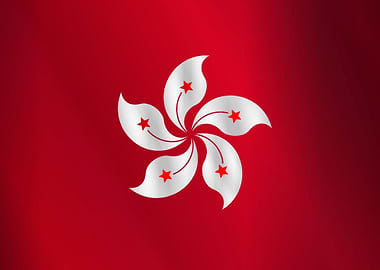 Chinese Hong Kong Flag