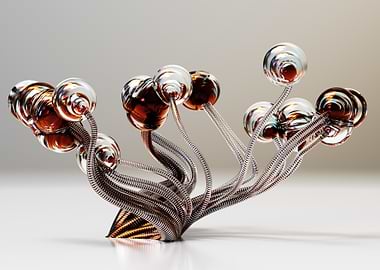 Glass sculpture