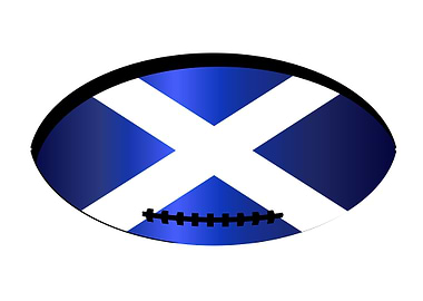 Scottish Flag Rugby Ball