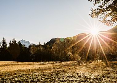 Sunrise Over Mt Hood Orego
