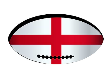 England Flag Rugby Ball