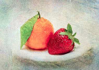 Strawberry And A Tangerine