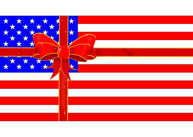 Stars And Stripes Wrapping