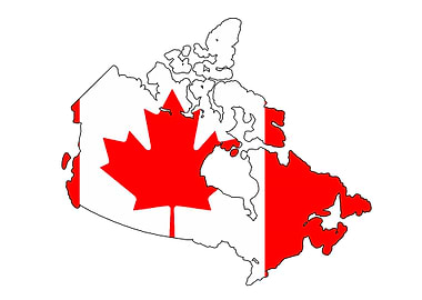 Canada Isolated Outline