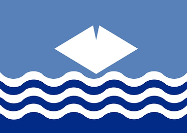 Isle Of Wight Island Flag