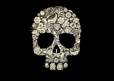 dark skull skeleton