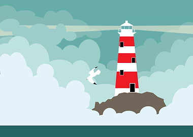 Minimalist Lighthouse