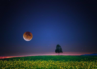 Artistic Field Tree Lonel