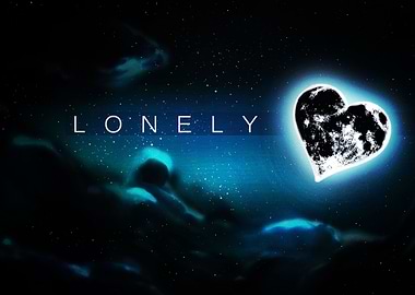 Artistic Love Moon Space V