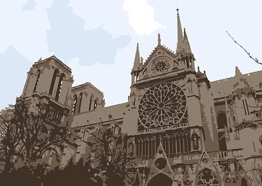 Paris Cathedral Notre Dame